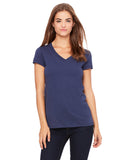 Bella + Canvas-B6005-Ladies Jersey Short-Sleeve V-Neck T-Shirt-NAVY