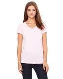 Bella + Canvas-B6005-Ladies Jersey Short-Sleeve V-Neck T-Shirt-PINK