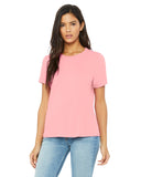 Bella + Canvas-B6400-Ladies Relaxed Jersey Short-Sleeve T-Shirt-PINK