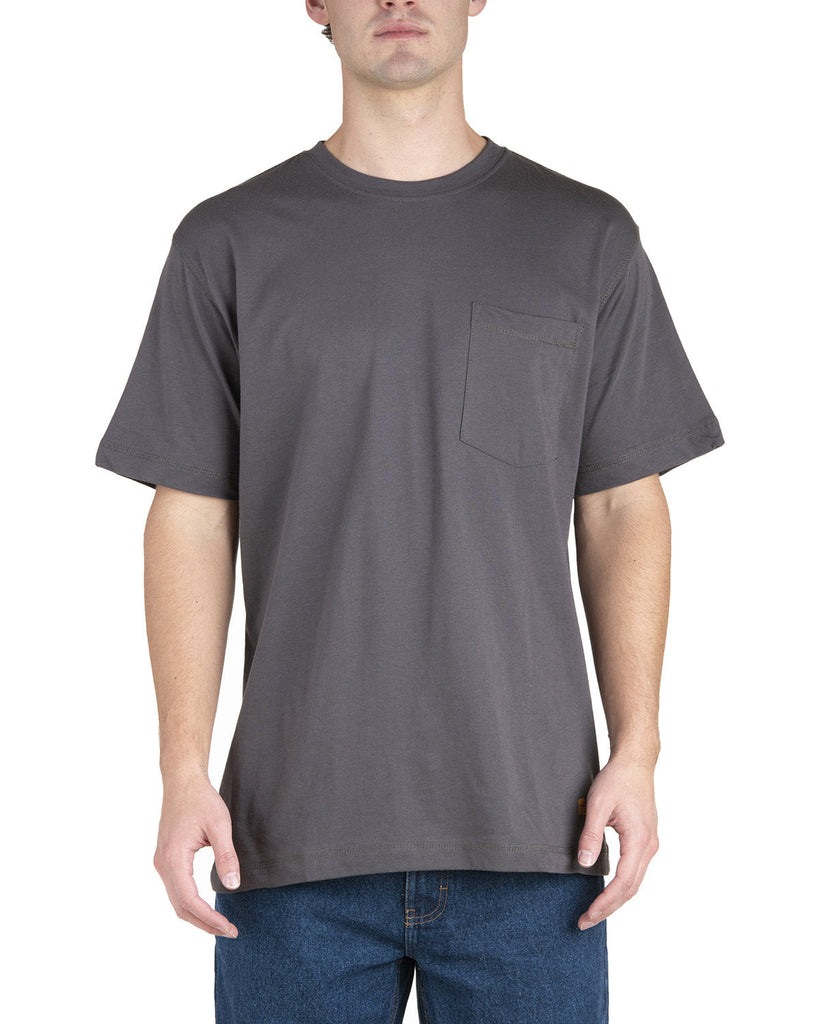 Berne-BSM38-Mens Lightweight Performance Pocket T-Shirt-SLATE