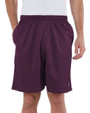 Champion-81622-Adult Mesh Short with Pockets-MAROON