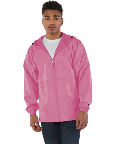 Champion-CO125-Adult Full-Zip Anorak Jacket-PINK CANDY