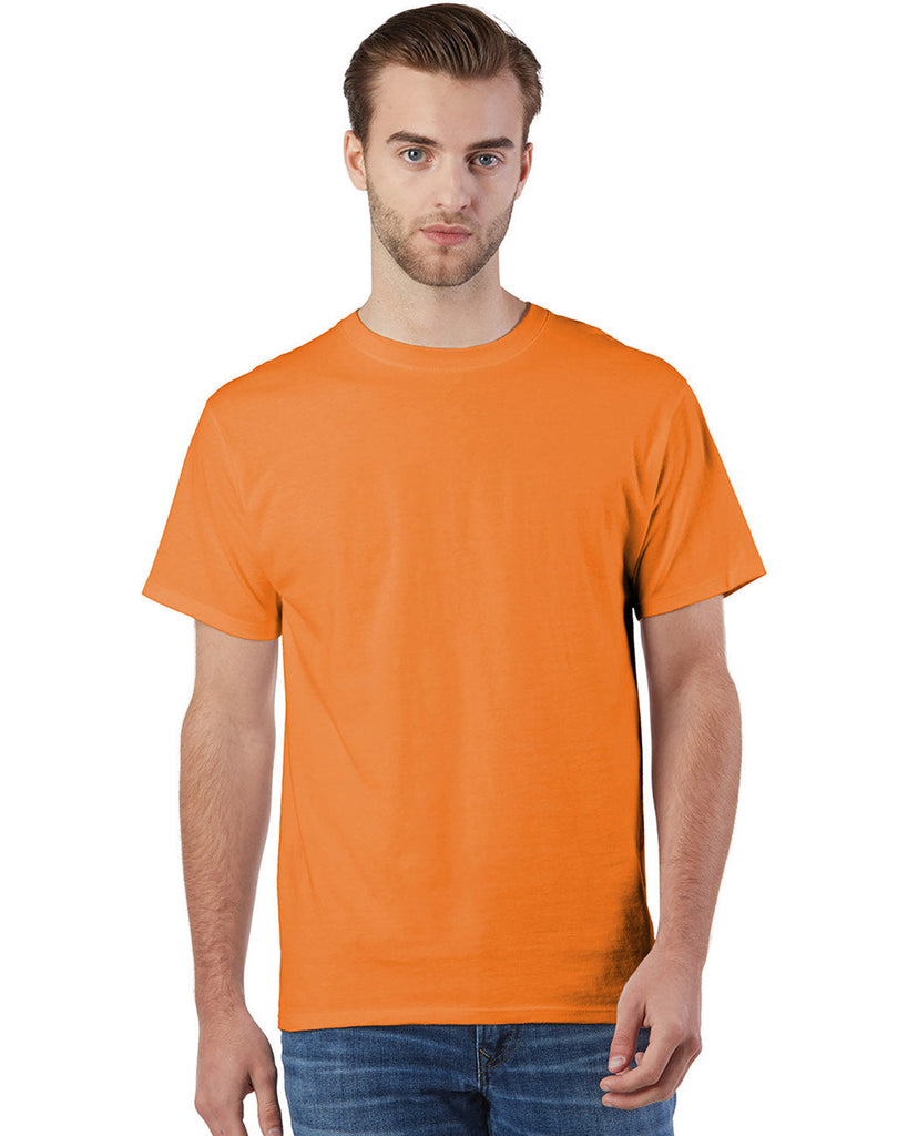 Champion-CP10-Adult Ringspun Cotton T-Shirt-ORANGE