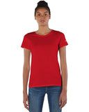 Champion-CP20-Ladies Ringspun Cotton T-Shirt-ATHLETIC RED