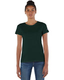 Champion-CP20-Ladies Ringspun Cotton T-Shirt-DARK GREEN