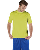 Champion-CW22-Adult 4.1 oz. Double Dry Interlock T-Shirt-SAFETY GREEN