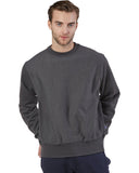 Champion-S1049-Adult Reverse Weave Crew-CHARCOAL HEATHER