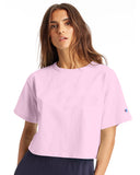 Champion-T453W-Ladies Cropped Heritage T-Shirt-PINK CANDY