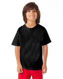 ComfortWash by Hanes-GDH175-Youth Garment-Dyed T-Shirt-BLACK