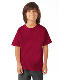 ComfortWash by Hanes-GDH175-Youth Garment-Dyed T-Shirt-CRIMSON FALL