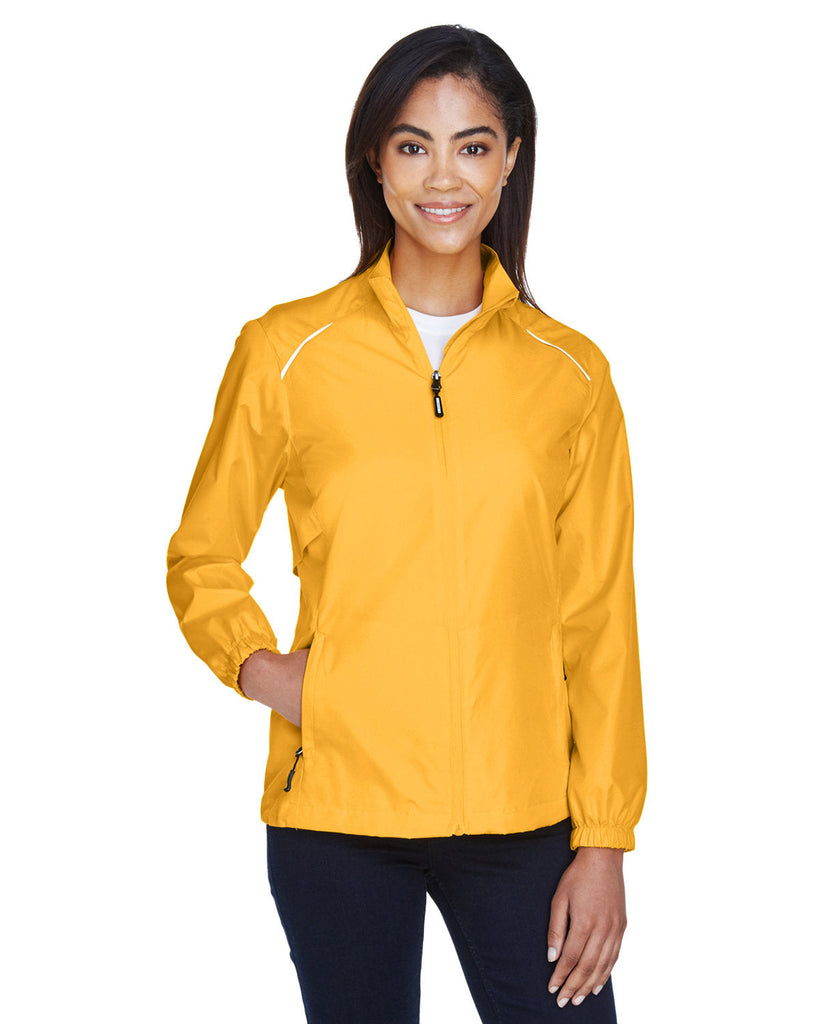 Core 365-78183-Ladies Motivate Unlined Lightweight Jacket-CAMPUS GOLD