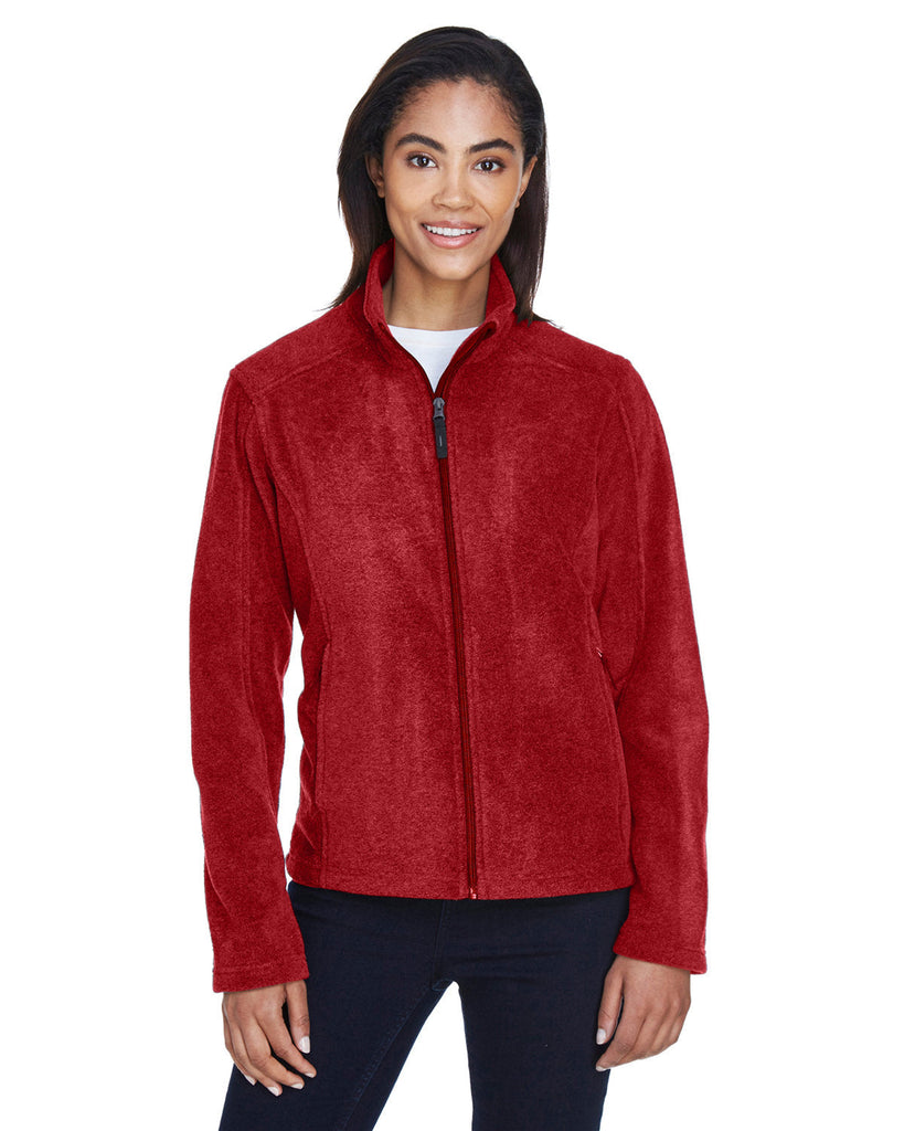 Core 365-78190-Ladies Journey Fleece Jacket-CLASSIC RED