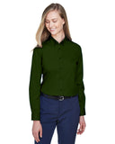 Core 365-78193-Ladies Operate Long-Sleeve Twill Shirt-FOREST
