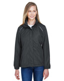 Core 365-78224-Ladies Profile Fleece-Lined All-Season Jacket-CARBON