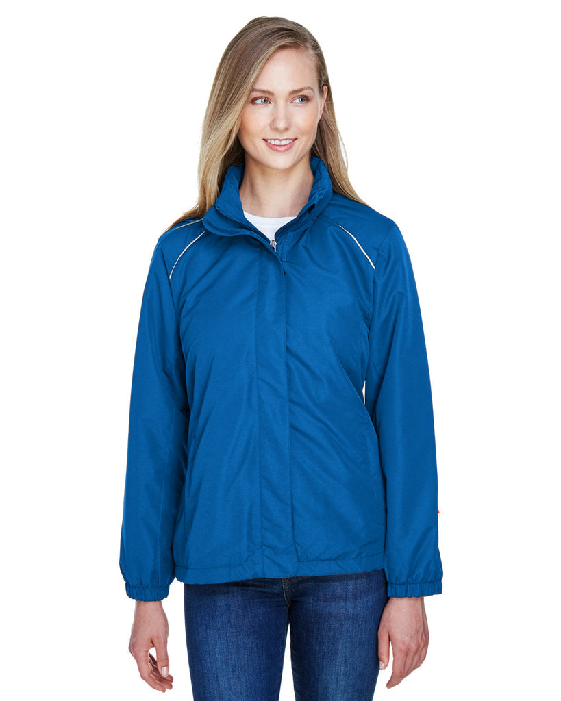 Core 365-78224-Ladies Profile Fleece-Lined All-Season Jacket-TRUE ROYAL