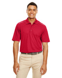 Core 365-88181R-Mens Radiant Performance Piqué Polo with Reflective Piping-CLASSIC RED