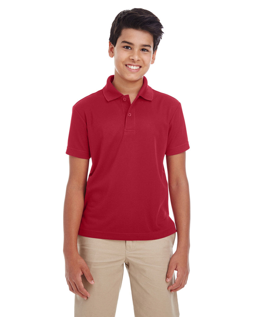 Core 365-88181Y-Youth Origin Performance Piqué Polo-CLASSIC RED