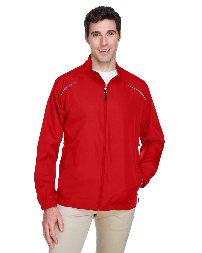 Core 365-88183-Mens Motivate Unlined Lightweight Jacket-CLASSIC RED