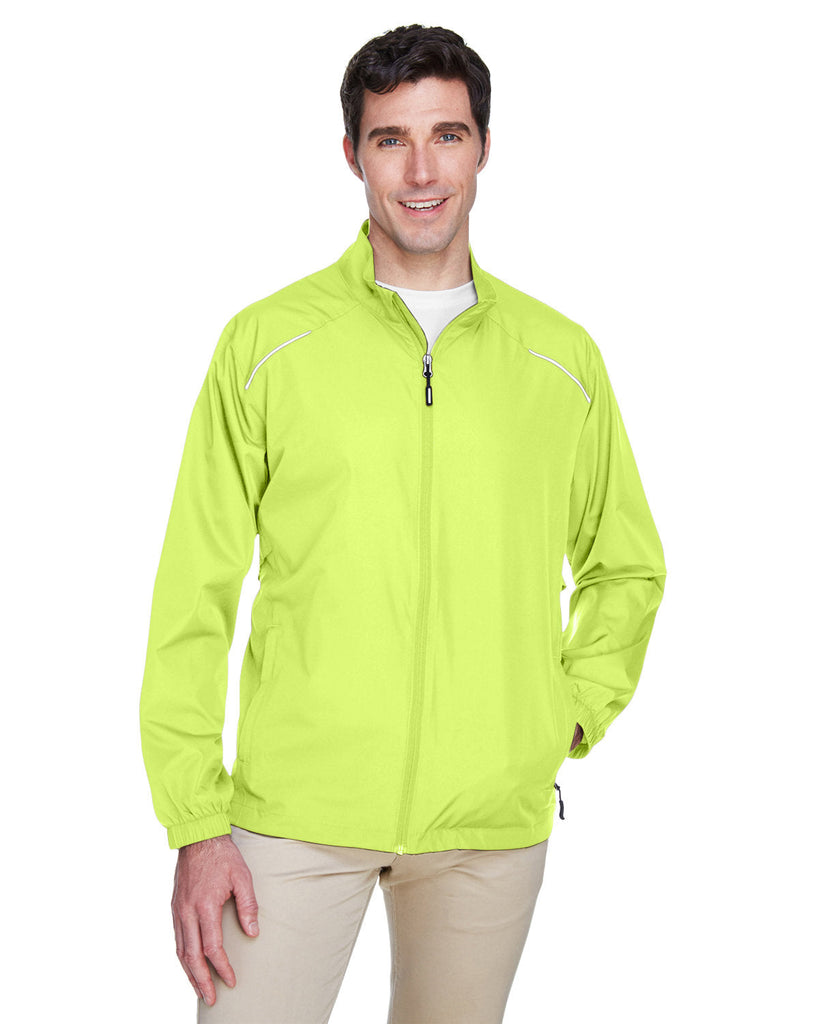 Core 365-88183-Mens Motivate Unlined Lightweight Jacket-SAFETY YELLOW