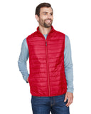 Core 365-CE702-Mens Prevail Packable Puffer Vest-CLASSIC RED