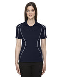 Extreme-75107-Ladies Eperformance Velocity Snag Protection Colorblock Polo with Piping-CLASSIC NAVY