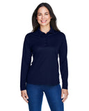Extreme-75111-Ladies Eperformance Snag Protection Long-Sleeve Polo-CLASSIC NAVY
