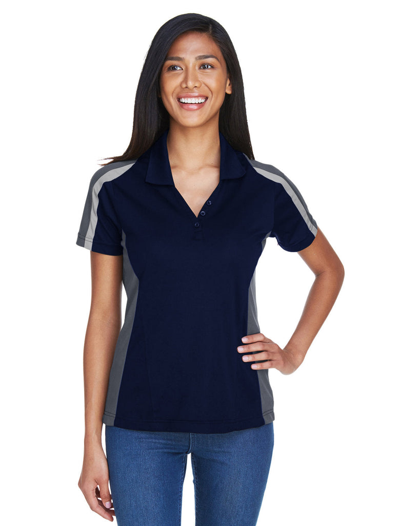 Extreme-75119-Ladies Eperformance Strike Colorblock Snag Protection Polo-CLASSIC NAVY