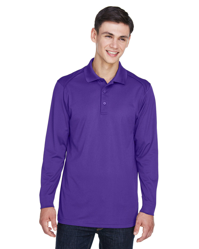 Extreme-85111-Mens Eperformance Snag Protection Long-Sleeve Polo-CAMPUS PURPLE