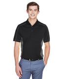 Extreme-85113T-Mens Tall Eperformance Fuse Snag Protection Plus Colorblock Polo-BLACK/ CARBON