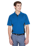 Extreme-85113T-Mens Tall Eperformance Fuse Snag Protection Plus Colorblock Polo-TRUE ROYAL/ BLK