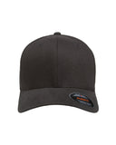 Flexfit-6377-Adult Brushed Twill Cap-BLACK