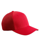 Flexfit-6533-Adult Ultrafibre and Airmesh Cap-RED