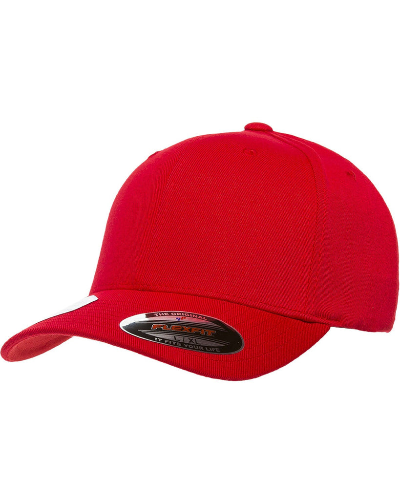 Flexfit-6580-Adult Pro-Formance Trim Poly Cap-RED