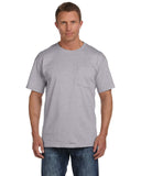Fruit of the Loom-3931P-Adult HD Cotton Pocket T-Shirt-ATHLETIC HEATHER