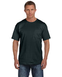 Fruit of the Loom-3931P-Adult HD Cotton Pocket T-Shirt-BLACK