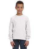 Fruit of the Loom-4930B-Youth 5 oz. HD Cotton Long-Sleeve T-Shirt-WHITE