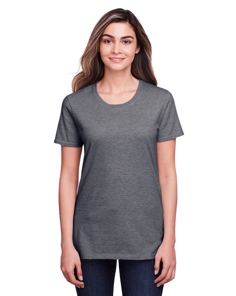 Fruit of the Loom-IC47WR-Ladies ICONIC T-Shirt-CHARCOAL HEATHER