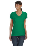 Fruit of the Loom-L39VR-Ladies HD Cotton V-Neck T-Shirt-KELLY