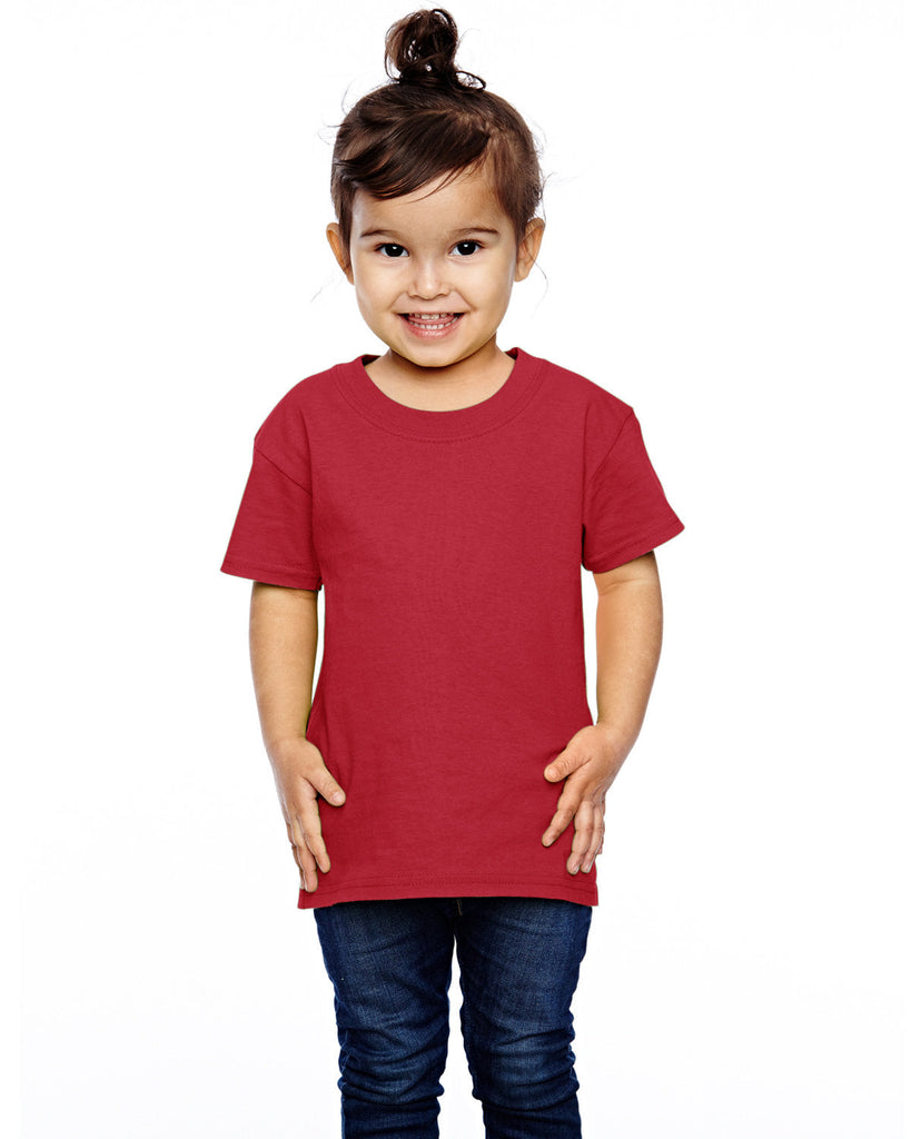 Fruit of the Loom-T3930-Toddler HD Cotton T-Shirt-TRUE RED