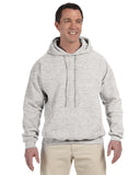 Gildan-G125-Adult DryBlend Adult 9 oz 50/50 Hooded Sweatshirt-ASH GREY