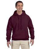 Gildan-G125-Adult DryBlend Adult 9 oz 50/50 Hooded Sweatshirt-MAROON