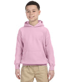 Gildan-G185B-Youth Heavy Blend 8 oz 50/50 Hooded Sweatshirt-LIGHT PINK