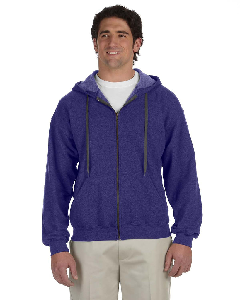 Gildan-G187-Adult Heavy Blend Vintage Full-Zip Hooded Sweatshirt-LILAC