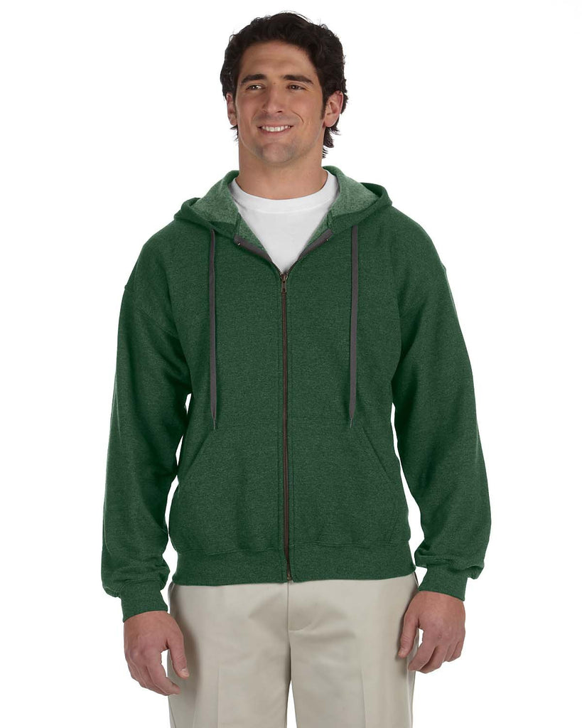 Gildan-G187-Adult Heavy Blend Vintage Full-Zip Hooded Sweatshirt-MEADOW