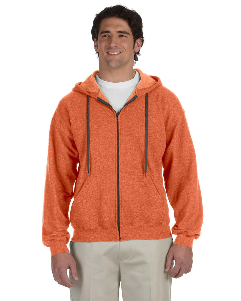 Gildan-G187-Adult Heavy Blend Vintage Full-Zip Hooded Sweatshirt-SUNSET