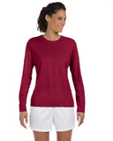 Gildan-G424L-Ladies Performance Long-Sleeve T-Shirt-CARDINAL RED