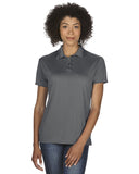 Gildan-G448L-Ladies Performance Jersey Polo-MARBLE CHARCOAL