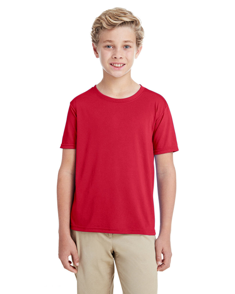 Gildan-G460B-Youth Performance Youth Core T-Shirt-SPRT SCARLET RED