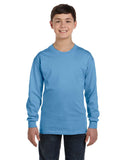 Gildan-G540B-Youth Heavy Cotton Long-Sleeve T-Shirt-CAROLINA BLUE