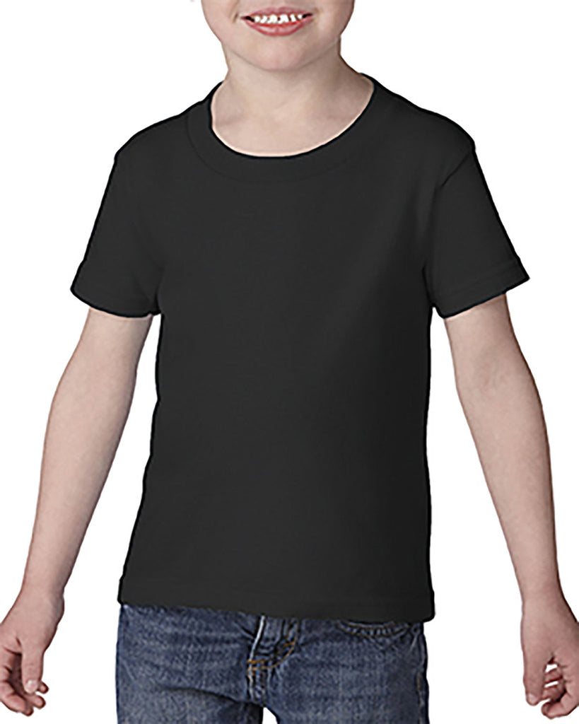 Gildan-G645P-Toddler Softstyle T-Shirt-BLACK